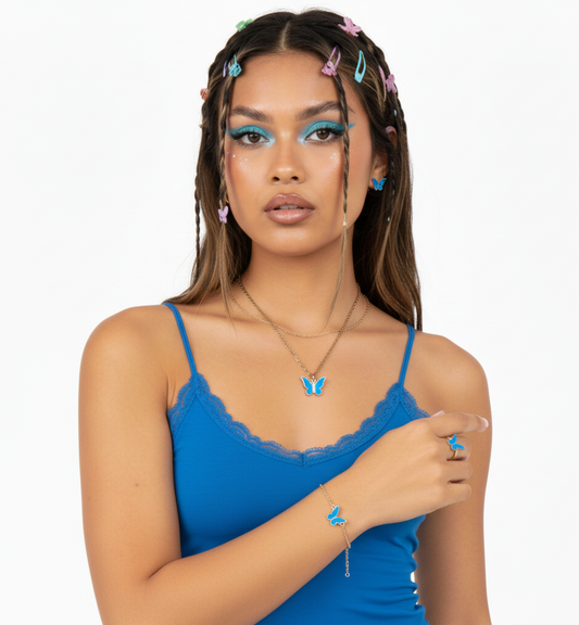 Cute Y2K Butterfly Set
