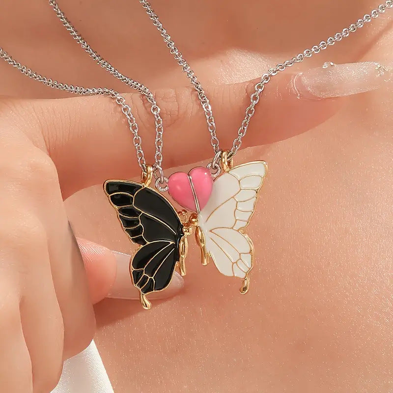 Kawaii Butterfly Friendship Necklace