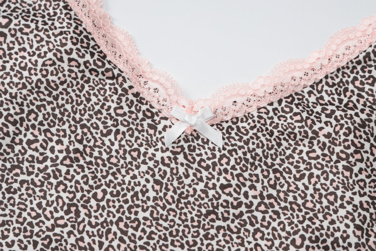 Leopard Lace Cami